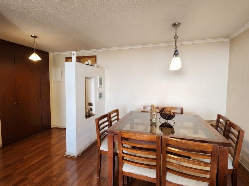 Amplio y luminosos depto en Ñuñoa